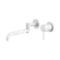 Mecca Wall Basin/Bath Mixer Swivel Spout 225mm Matte White