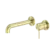 Mecca Wall Basin/Bath Mixer Separate Back Plate 260mm Brushed Gold