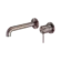 Mecca Wall Basin/Bath Mixer Separate Back Plate 260mm Brushed Bronze