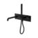 Kara Progressive Shower System With Spout 250mm Matte Black
