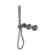 Kara Progressive Shower System Separate Plate Gun Metal