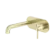 Zen SS316L Wall Basin/Bath Mixer 185mm Spout Brushed Gold