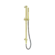 Zen SS316L Shower Rail With Outdoor Shower Hose Brushed Gold