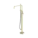 Zen SS316L Freestanding Bath Mixer With Outdoor Shower Hose Brushed Gold