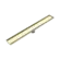 Tile Insert V Channel 900x106mm Floor Grate 80mm Outlet Brushed Gold