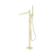 Pure SS316L Progressive Freestanding Bath Mixer Brushed Gold