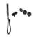 Serenity Progressive Shower System With Metal Handle And Slim Shower Trim Kit Only Matte Black