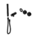 Serenity Progressive Shower System With Marquina Black Handle And Slim Shower Trim Kit Only Matte Black