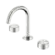 Serenity Basin Set Arc Spout With Metal Handle Brushed Nickel