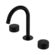 Serenity Basin Set Arc Spout With Marquina Black Handle Matte Black