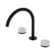 Serenity Bath/Kitchen Set Arc Spout With Carrara Handle Matte Black