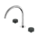 Serenity Bath/Kitchen Set Arc Spout With Verde Alpi Handle Chrome