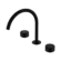 Serenity Bath/Kitchen Set Arc Spout With Metal Handle Matte Black