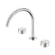 Serenity Bath/Kitchen Set Arc Spout With Metal Handle Brushed Nickel