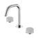 Serenity Basin Set Edge Spout With Carrara Handle Chrome