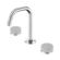 Serenity Basin Set Edge Spout With Carrara Handle Brushed Nickel