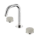 Serenity Basin Set Edge Spout With Rome Travertine Handle Chrome