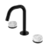 Serenity Basin Set Edge Spout With Arabescato Corchia Handle Matte Black