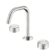 Serenity Basin Set Edge Spout With Metal Handle Brushed Nickel