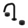 Serenity Basin Set Edge Spout With Marquina Black Handle Matte Black
