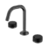 Serenity Basin Set Edge Spout With Marquina Black Handle Gun Metal