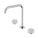 Serenity Bath/Kitchen Set Edge Spout With Carrara Handle Brushed Nickel