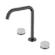 Serenity Bath/Kitchen Set Edge Spout With Carrara Handle Gun Metal