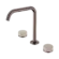 Serenity Bath/Kitchen Set Edge Spout With Rome Travertine Handle Brushed Bronze