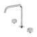 Serenity Bath/Kitchen Set Edge Spout With Arabescato Corchia Handle Brushed Nickel