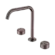 Serenity Bath/Kitchen Set Edge Spout With Metal Handle Brushed Bronze