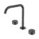 Serenity Bath/Kitchen Set Edge Spout With Metal Handle Gun Metal