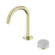 Serenity Progressive Basin Mixer Arc Spout With Carrara Handle Brushed Gold