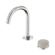Serenity Progressive Basin Mixer Arc Spout With Rome Travertine Handle Brushed Nickel