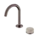 Serenity Progressive Basin Mixer Arc Spout With Rome Travertine Handle Brushed Bronze
