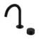 Serenity Progressive Basin Mixer Arc Spout With Marquina Black Handle Matte Black