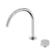 Serenity Progressive Bath/Kitchen Mixer Arc Spout With Carrara Handle Brushed Nickel