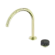 Serenity Progressive Bath/Kitchen Mixer Arc Spout With Verde Alpi Handle Brushed Gold