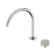 Serenity Progressive Bath/Kitchen Mixer Arc Spout With Rome Travertine Handle Brushed Nickel
