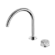 Serenity Progressive Bath/Kitchen Mixer Arc Spout With Arabescato Corchia Handle Chrome