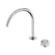 Serenity Progressive Bath/Kitchen Mixer Arc Spout With Arabescato Corchia Handle Brushed Nickel