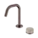 Serenity Progressive Basin Mixer Edge Spout With Rome Travertine Handle Brushed Bronze