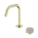 Serenity Progressive Basin Mixer Edge Spout With Rome Travertine Handle Brushed Gold