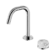 Serenity Progressive Basin Mixer Edge Spout With Arabescato Corchia Handle Chrome