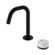 Serenity Progressive Basin Mixer Edge Spout With Arabescato Corchia Handle Matte Black