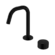 Serenity Progressive Basin Mixer Edge Spout With Metal Handle Matte Black