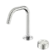 Serenity Progressive Basin Mixer Edge Spout With Metal Handle Brushed Nickel