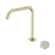 Serenity Progressive Bath/Kitchen Mixer Edge Spout With Carrara Handle Brushed Gold