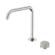 Serenity Progressive Bath/Kitchen Mixer Edge Spout With Rome Travertine Handle Brushed Nickel