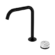 Serenity Progressive Bath/Kitchen Mixer Edge Spout With Arabescato Corchia Handle Matte Black