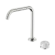 Serenity Progressive Bath/Kitchen Mixer Edge Spout With Arabescato Corchia Handle Brushed Nickel
